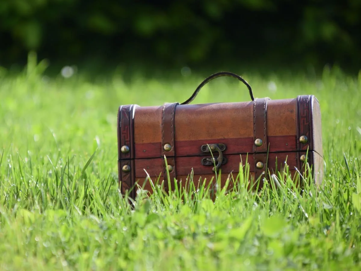 Chasse au trésor — photographie de présentation